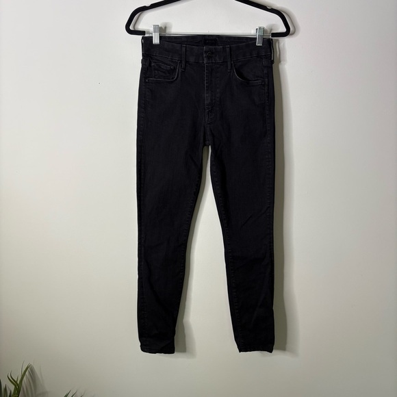 Mother Women's Black The Looker Not Guilty Stretch Jeans 27 - Picture 2 of 7